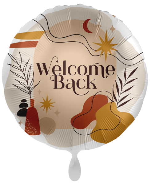 Folienballon - Welcome back, Mond - ø 43cm